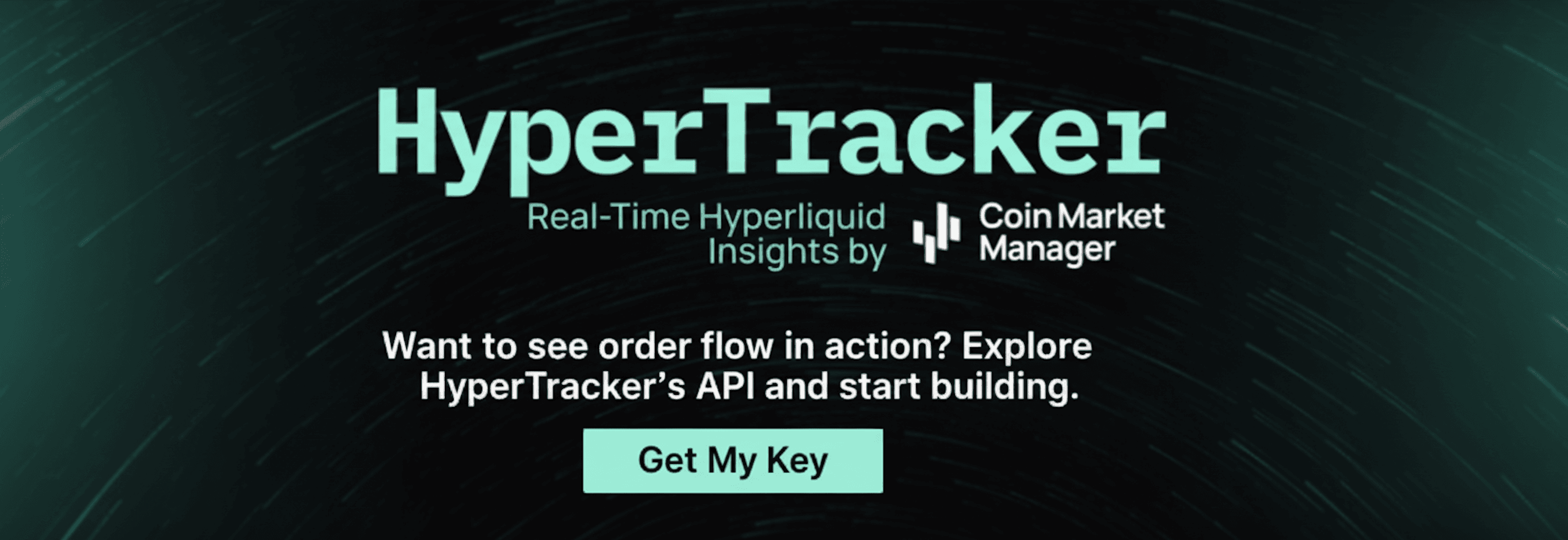 HyperTracker by CoinMarketManager: real-time Hyperliquid insights. Get your API key and start building.